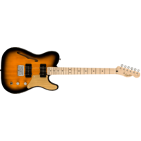 Fender Squier Paranormal Cabronita Telecaster Thinline, Maple Fingerboard, Gold Anodized Pickguard, 2-Color Sunburst