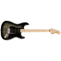 Fender Squier Affinity Series Stratocaster FMT HSS, Maple Fingerboard, Black Pickguard, Black Burst