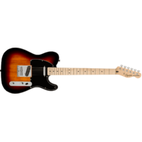 Fender Squier Affinity Series Telecaster, Maple Fingerboard, Black Pickguard, 3-Color Sunburst