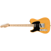 Fender Squier Affinity Series Telecaster Left-Handed, Maple Fingerboard, Black Pickguard, Butterscotch Blonde