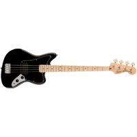 Fender Squier Affinity Series Jaguar Bass H, Maple Fingerboard, Black Pickguard, Black