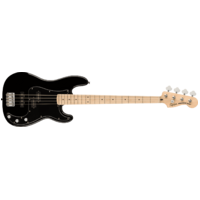 Fender Squier Affinity Series Precision Bass PJ, Maple Fingerboard, Black Pickguard, Black