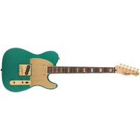 Fender Squier 40th Anniversary Telecaster, Gold Edition, Laurel Fingerboard, Gold Anodized Pickguard, Sherwood Green Metallic