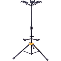 Hercules GS432B Plus AGS Triple Guitar Stand With Foldable Backrest
