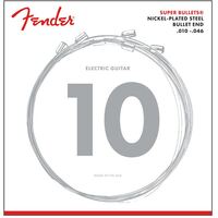 Fender Super Bullet® Strings, Nickel Plated Steel, Bullet End, 3250R Gauges .010-.046,