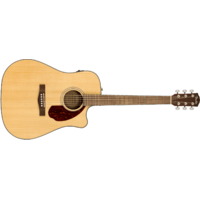 Fender CD-140SCE Dreadnought, Walnut Fingerboard, Natural w/case