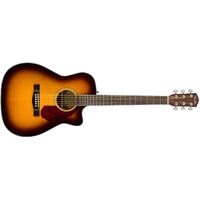 Fender CC-140SCE Concert Acoustic/Electric Guitar w/ Case Sunburst