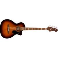 Fender Kingman Bass, Walnut Fingerboard, Black Pickguard, Shaded Edge Burst