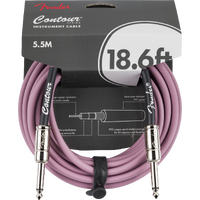 Fender Contour 18.6' Instrument Cable Burgundy Mist