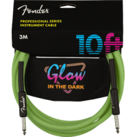 Fender Professional Glow in the Dark Cable Green 10ft