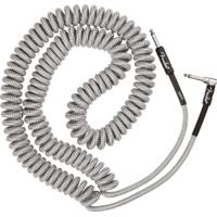Fender Professional Coil Cable, 30', White Tweed