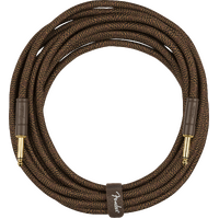 Fender Paramount 18.6' Acoustic Instrument Cable, Brown