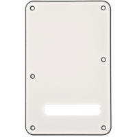 Fender Backplate, Stratocaster®, White (W/B/W), 3-Ply