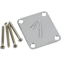 Fender 4-Bolt Vintage-Style Neck Plate "F" (Chrome)