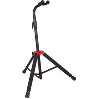 Fender® Deluxe Hanging Guitar Stand, Black/Red