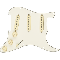 Fender Pre-Wired Strat Pickguard, Tex-Mex SSS, Parchment 11 Hole