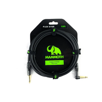Mammoth FLEX G10R 10ft RA-Straight Jack Instrument Cable