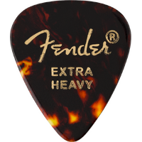Fender Classic Celluloid, Tortoise Shell, 351 Shape, Extra Heavy, (12)