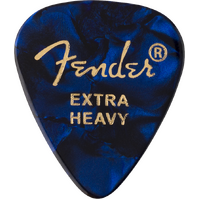 Fender Premium Celluloid Blue Moto 351 Shape Extra Heavy 12 Pack