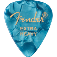 Fender 351 Shape Premium Picks Extra Heavy Ocean Turquoise - 12 Pack