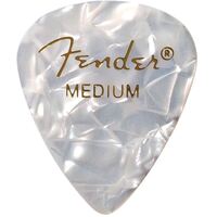 Fender White Moto, 351 Shape, Medium (12)