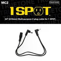 1 Spot Female to (2) Male 12" Extension (y-cable)
