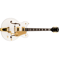 Gretsch G5422TG Electromatic Classic Hollow Body Double-Cut with Bigsby and Gold Hardware, Laurel Fingerboard - Snowcrest White