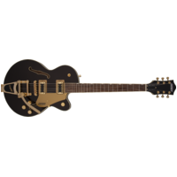 Gretsch G5655TG Electromatic Center Block Jr. Single-Cut with Bigsby and Gold Hardware, Laurel Fingerboard, Black Gold Electric Guitar