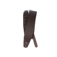 D'Addario Deluxe Leather Guitar Strap - Brown