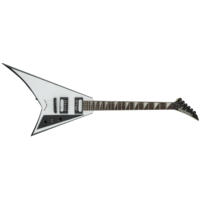 Jackson JS Series Rhoads JS32T Guitar, Amaranth Fingerboard, White with Black Bevels