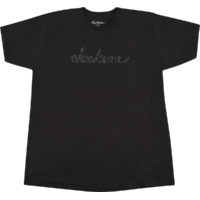 Jackson® Logo T-Shirt, Black with Dark Gray Logo, L