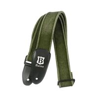 Basso Guitar Strap - Cotton Olive EX02