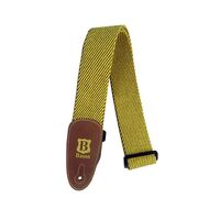 Basso Guitar Strap - Cotton Yellow Tweed EX04