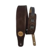 Basso Guitar Strap - Synthetic Suede Brown CLA04