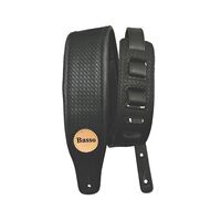 Basso Guitar Strap - Synthetic Braided Black CLA15