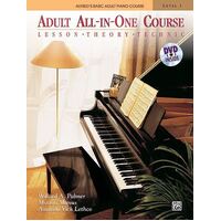 Alfred's Basic Adult All-in-One Course Book 1 Bk/DVD
