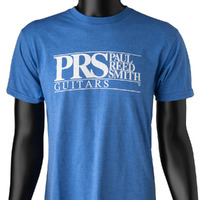 PRS Block Logo Tee - Heather Blue