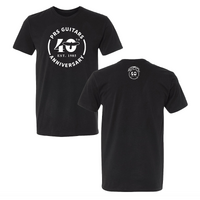 PRS 40th Anniversary Tee Shirt - Black