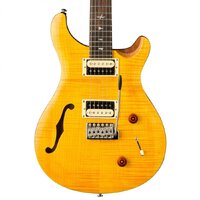 PRS SE Custom 22 Semi-Hollow Body Electric Guitar Santana Yellow 