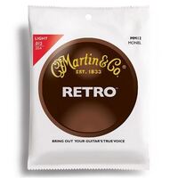 Martin MM12 Retro Custom Light Monel 12-54 Acoustic Guitar Strings