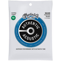 Martin MA500 Authentic Acoustic SP 92/8 Phosphor Bronze Extra Light 12 String Set (10-47)