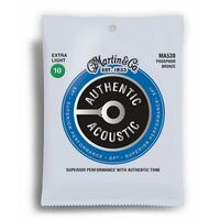 Martin MA530 Authentic Acoustic SP 10-47 Phosphor Bronze Extra Light Guitar Strings 92/8