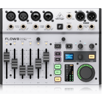 Behringer FLOW-8 8-Channel Digital USB Mixer w/ Bluetooth
