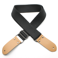 DSL Cotton Guitar Strap - Black