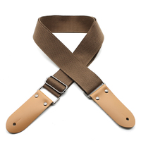 DSL Cotton Guitar Strap - Brown