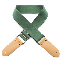 DSL Cotton Guitar Strap - Green