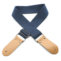 DSL Cotton Guitar Strap - Navy