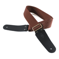 DSL Polypropylene Brown Guitar Strap