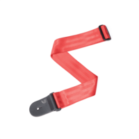 D'Addario 50SB01 Seat Belt Guitar Strap - Red