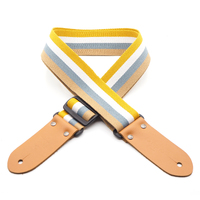 DSL 50STRIPE-BISCUIT Weave Guitar Strap - Biscuit